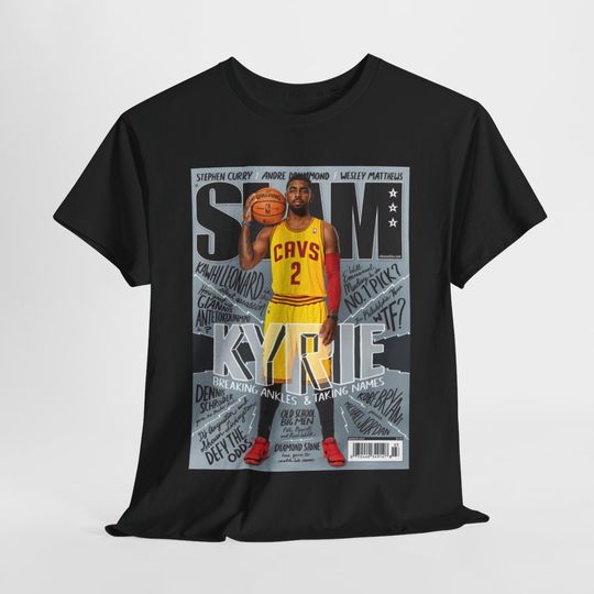 Kyrie Irving Slam T-Shirt, Sports Fans Shirt, Kyrie Irving Signature Merch, Basketball Shirt Gift For Fan