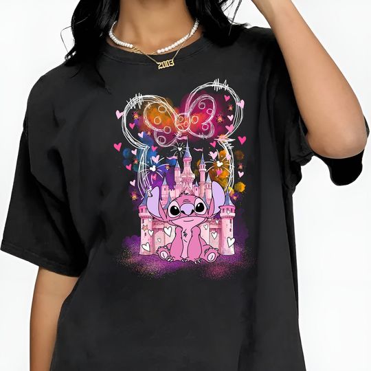 Stitch Shirt, Disney Shirt, Disney Stitch Disneyworld Shirt, Disney Vacation Disney Castle Magic Kingdom Shirt
