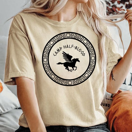 Camp Half Blood Shirt, Camp Halfblood Percy Jackson and the Olympians Camp Halfblood T Shirt Percy Jackson