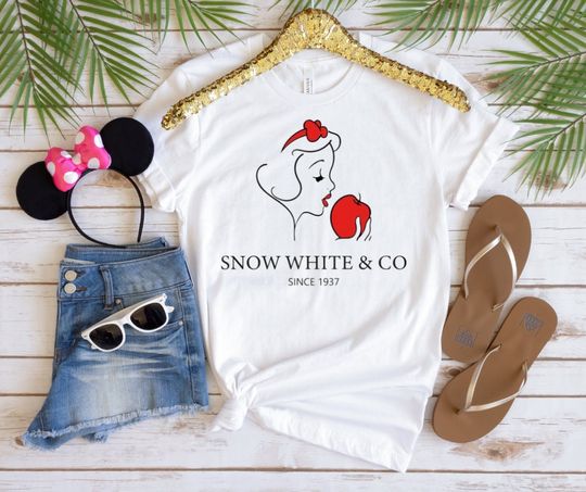 Snow White & Co EST 1937 Shirt, Magic Kingdom Tee, Disneyland Family Matching Tee
