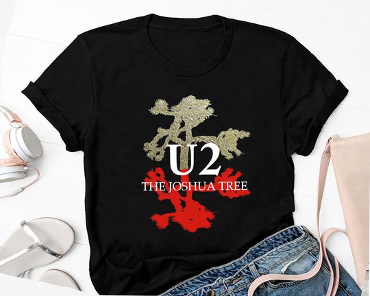 U2 Joshua Tree Graphic Cotton  Shirt, U2 Band 90s Vintage Shirt, Classic Rock U2 Band Shirt, U2 Band Unisex Shirt, U2 Tour Shirt, U2 Fan Gift Tee