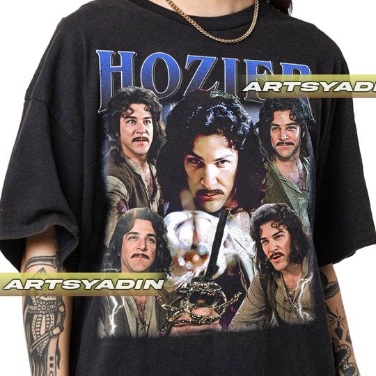 Hozier Inigo Montoya Unisex Softstyle Cotton T-Shirt, Hozier Bootleg Shirt, Music tour Shirt, Vintage 90s Short Sleeve Shirt, Gift For Fan