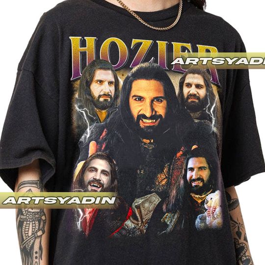 Hozier Nandor Unisex Softstyle Cotton T-Shirt, Hozier  Bootleg Shirt, Music tour Shirt, Vintage 90s Short Sleeve Shirt, Gift For Fan