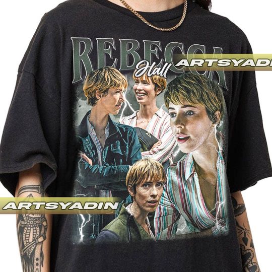 Rebecca Hall Unisex Softstyle Cotton T-Shirt, Movie Bootle T-shirt, Vintage 90 Short Sleeve Shirt, Gift For Women and Man