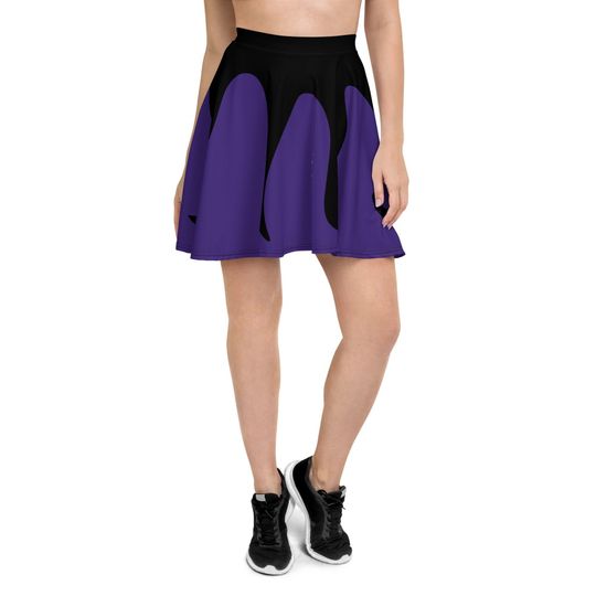 Ursula Disneybound Skater Skirt, Comfortable and Stretching Skirts, Top Trending Skirt For Summer Consume, Cosplay Skirts