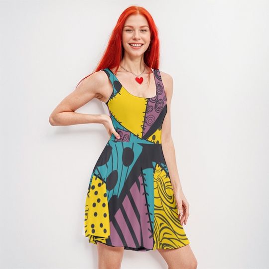 Adult sally costume  cosplay, Comfortable Dress, Top Trending Dress For Summer Consume, Cosplay Dress