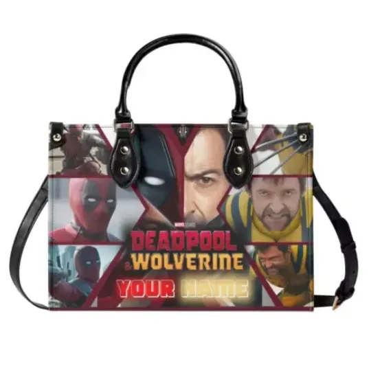 Personalized Leather Handbag, WOLVERINE New Version-Luxury Women PU Leather Handbag, Shoulder Bag, Crossbody Bag, Shopping Bag, Top Handle Bag