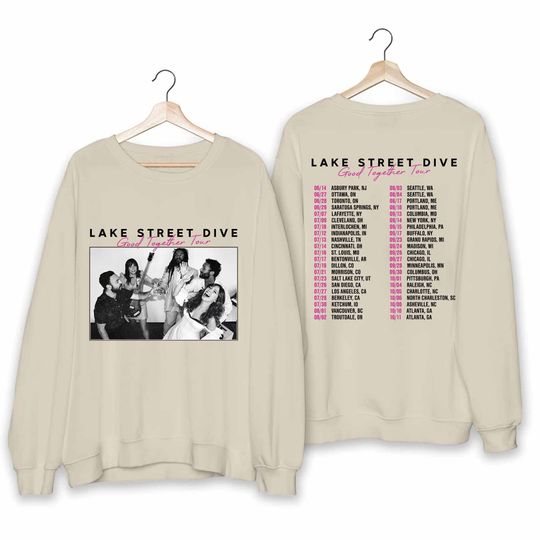 Lake Street Dive 2024 Tour Double Sided Sweatshirt, Music Two Sides Sweatshirt for Fans, Music Sweatshirts for Men Women and Kids, Music Men Clothing