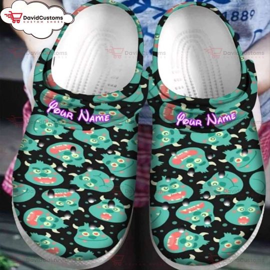 Disney Pixar Sullivan V8 Monsters Inc Uni Clogs, Disney Clogs