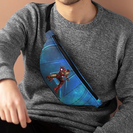 Mar vel A vengers Iron Man Fanny Pack, A vengers Bag, Mar vel Fanny Pack, A vengers Gift, Iron Man Bag, Iron Man Gift, St ark Industries
