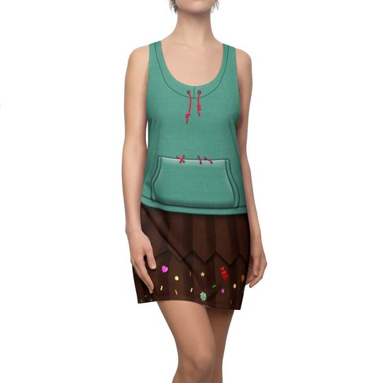 Wreck-It Ralph Costume, Vanellope Dress, Vanellope Costume, Disney Costume, Disney Cosplay, Disney Dresses for Women, Ralph and Vanellope