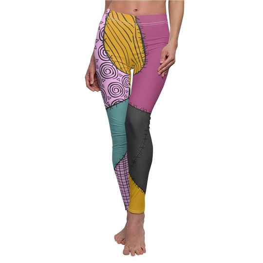 The Nightmare Before Christmas Costume, Sally Leggings, Sally Costume, Sally Cosplay, Run Disney Leggings, Disney Leggings, Disney Costume