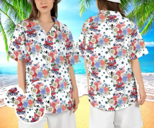 Stormtroopers Happy 4th of July Patriotic Stormtrooper 3D HAWAII SHIRT, Disney Summer