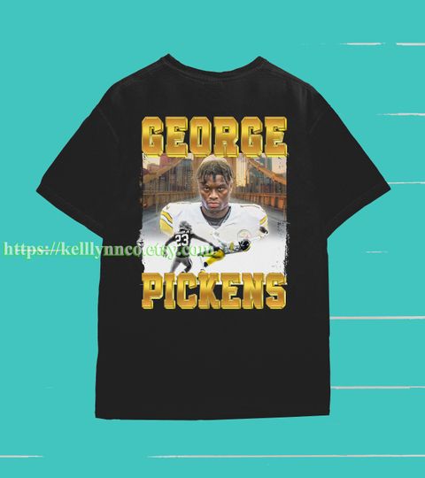 George Pickens Vintage 90s Graphic Style Cotton T-Shirt, George Pickens Shirt, Vintage Oversized Sport Tee, Unisex shirt, Best Gift Ever