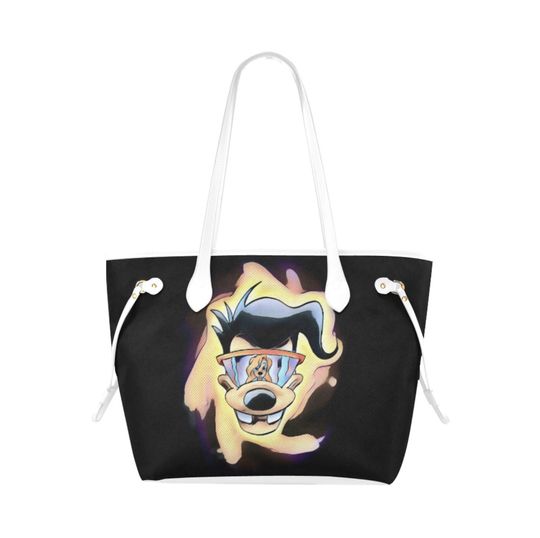 Women Powerline Leather Tote Bags | Powerline Bag | Goofy Movie Tote Bag | Goofy Movie Tote Bag | Disney Bag | Disneyland Bags