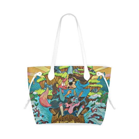 Women Splash Mountain Leather Tote Bags | Splash Mountain Tote Bag | Disneyland Tote bag | Disneyland Tote