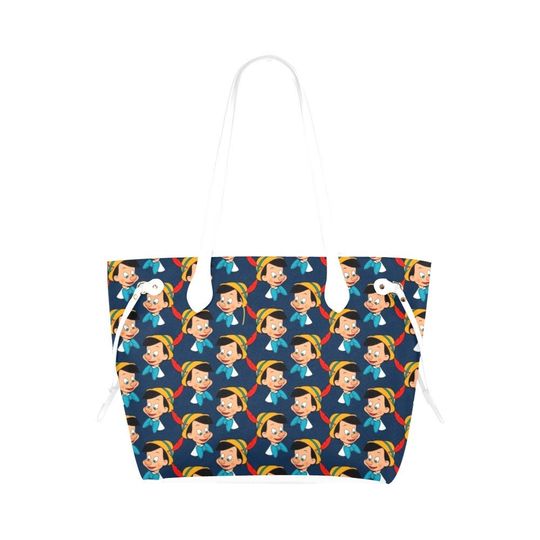 Women Pinocchio Leather Tote Bags | Pinocchio Bags | Pinocchio Tote Bag | Jiminy Cricket Bags | Jiminy Cricket