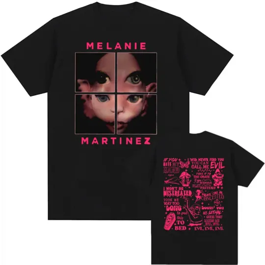 Melanie Martinez The Trilogy Tour 2024 T Shirt Portals Album Tshirt Men Women Summer Streetwear Tees Retro Fashion T-shirt