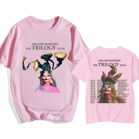 Cotton Summer Tees Singer 2024 The Trilogy Tour Tee-shirt Melanie Martinez Funny Graphic Shirt Short Sleeve Casual