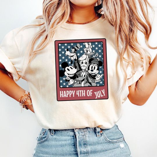 Happy 4th Of July Disney Shirts, Mickey And Friends Fourth Of July Shirt