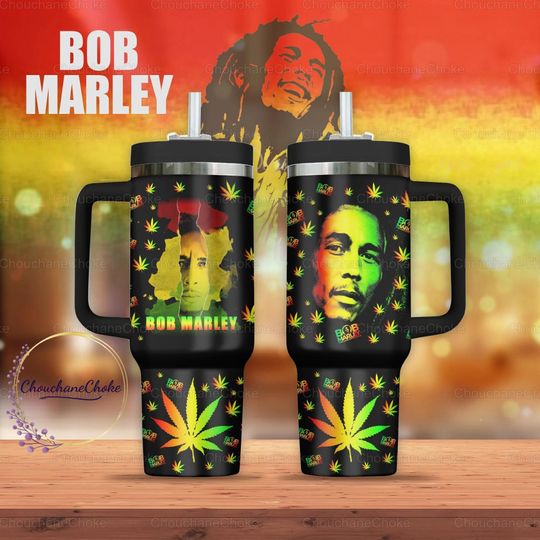Bob Marley 40oz Tumbler, Bob Marley Tumbler, Bob Marley Gift, One Love 40oz Tumbler, One Love Bob Marley Tumbler, Stainless Tumbler
