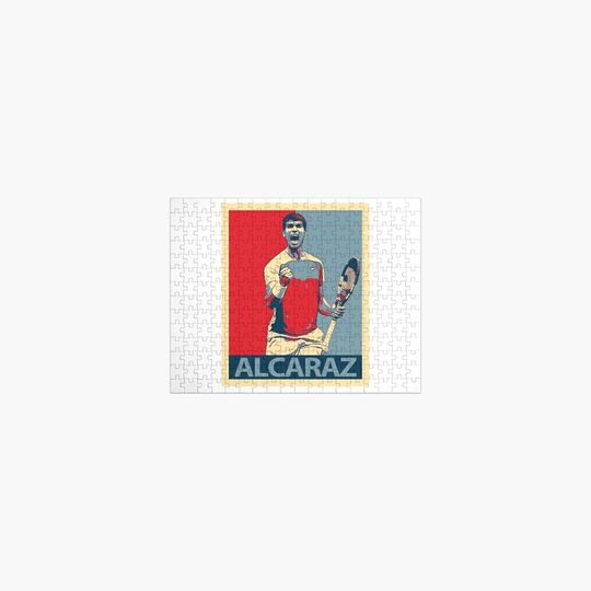 Carlos Alcaraz Jigsaw Puzzle, Tennis Player Jigsaw Puzzle, Family Activities, Relaxing Hobbies, Gift for Fans, Merch for Fans