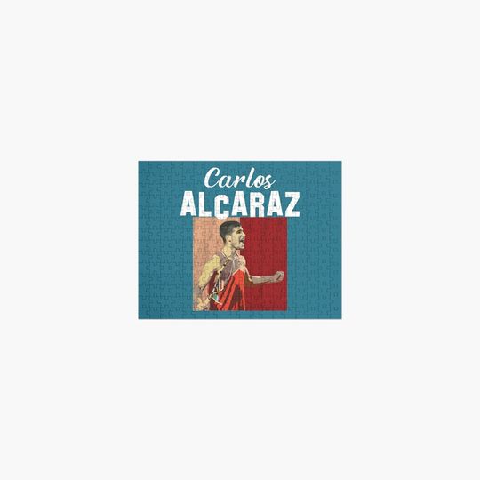 Carlos Alcaraz Jigsaw Puzzle, Tennis Player Jigsaw Puzzle, Family Activities, Relaxing Hobbies, Gift for Fans, Merch for Fans