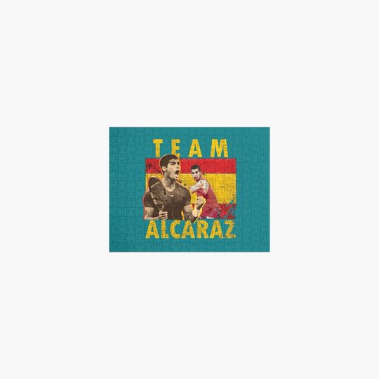 Carlos Alcaraz Jigsaw Puzzle, Tennis Player Jigsaw Puzzle, Family Activities, Relaxing Hobbies, Gift for Fans, Merch for Fans
