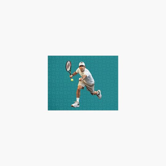 Carlos Alcaraz Jigsaw Puzzle, Tennis Player Jigsaw Puzzle, Family Activities, Relaxing Hobbies, Gift for Fans, Merch for Fans