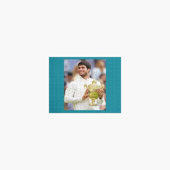Carlos Alcaraz Jigsaw Puzzle, Tennis Player Jigsaw Puzzle, Family Activities, Relaxing Hobbies, Gift for Fans, Merch for Fans