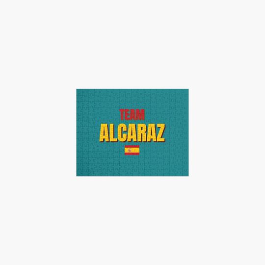 Carlos Alcaraz Jigsaw Puzzle, Tennis Player Jigsaw Puzzle, Family Activities, Relaxing Hobbies, Gift for Fans, Merch for Fans