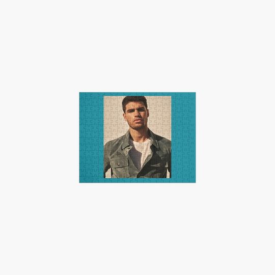 Carlos Alcaraz Jigsaw Puzzle, Tennis Player Jigsaw Puzzle, Family Activities, Relaxing Hobbies, Gift for Fans, Merch for Fans