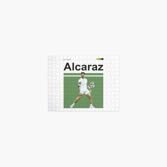 Carlos Alcaraz Jigsaw Puzzle, Tennis Player Jigsaw Puzzle, Family Activities, Relaxing Hobbies, Gift for Fans, Merch for Fans