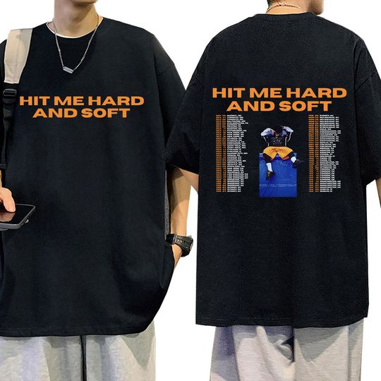 Hit Me Hard and Soft 2024 Tour T Shirt Men Women Fashion Hip Hop Harajuku T Shirts Loose Short Sleeve T-shirts Fans Gift