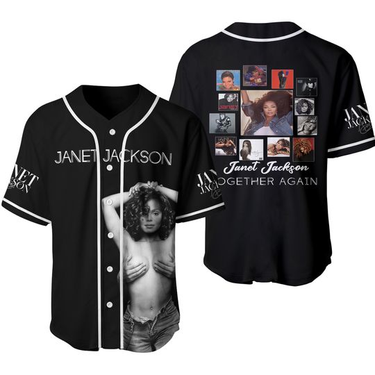 Janet Jackson Together Again Tour Baseball Jersey