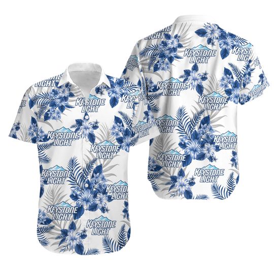 Keystone Light Hawaiian Shirt