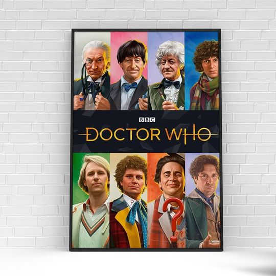 Doctor Who TV Poster, Poster Art, High quality canvas prints, Wall Art Decor, Home Decoration, Multi size