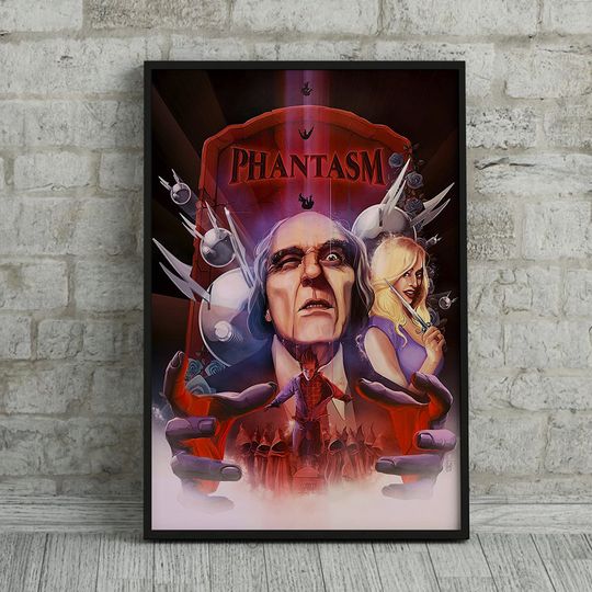 Phantasm Movie Poster, Wall Decor, Space Decoration, Canvas Print, Fans Collection, Wall Art, Art Poster