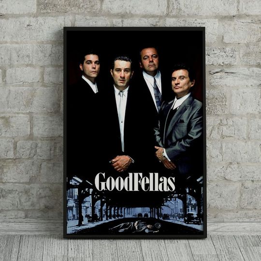 GoodFellas 1990 Classic Movie Poster, Wall Decor, Space Decoration, Canvas Print, Fans Collection, Wall Art, Art Poster, Fans collection