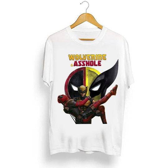 Deadpool 3 Shirt, Wolverine & Ahole Deadpool cotton tee, Graphic Tshirt for men, women, Unisex, Trending Gifts