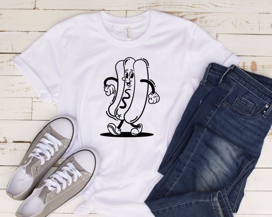 Hot Dog Shirt, Funny Food Shirts, Hot Dog Enthusiast, Hot Dog Eating Tee, J Balvin Shirt