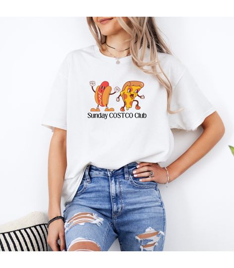 Sunday COSTCO Club T-shirt, Costco Shirt, Costco Hot Dog, Costco Merch, Costco Hot Dog Shirt