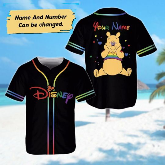 Custom Goofy LGBT Pride Month Baseball Jersey, Goofy LGBTQ Lesbian Gay Transgender Baseball Shirt, Cartoon Jersey, Gift For LGBT Community