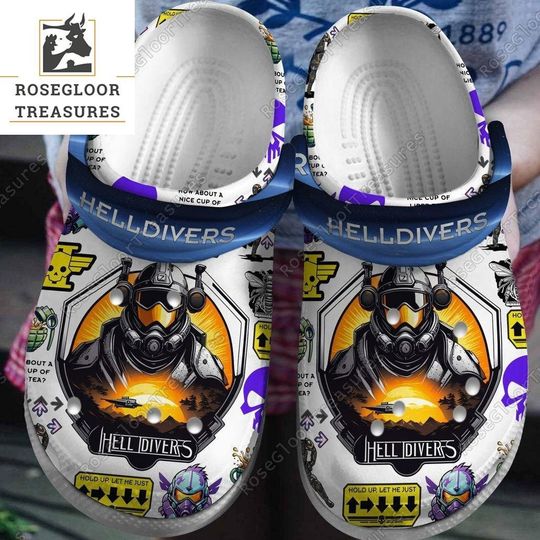 Helldivers 2 Skull Shoes, Helldivers Hold Up Let Me Just Sandals