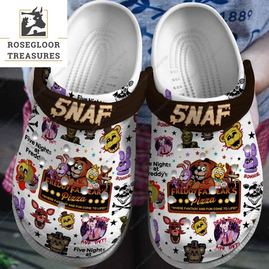 Five Nights At Freddy's Shoes, Five Nights At Freddy's Sandals, Freddy Fazbear Summer Sandals