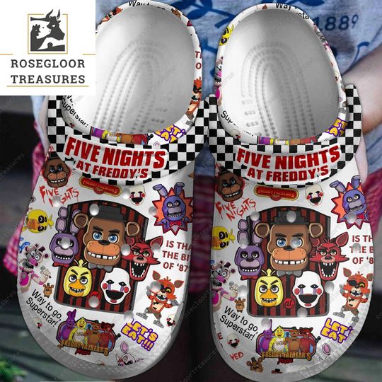 Five Nights At Freddy's Shoes, Five Nights At Freddy's Sandals, Freddy Fazbear Sandals