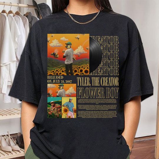 Classic Tyler the Creator Graphic Cotton  T-shirt, The Creator Graphic Hip Hop Shirt, Tyler Rapper Fan Gift Unisex Shirt, Hip Hop 90s Graphic Shirt