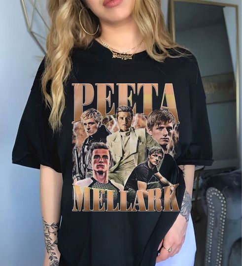 Peeta Mellark Vintage 90s Cotton Shirt, Peeta Mellark Graphic Tee, Peeta Mellark T-shirt, Josh Hutcherson Shirt, 90s T-shirt, Gift For Him and Her