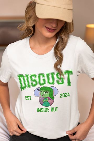 Disgust Inside Out 2 T-Shirt Adult Unisex, Women and Men Shirt, Disneyworld, Disneyland