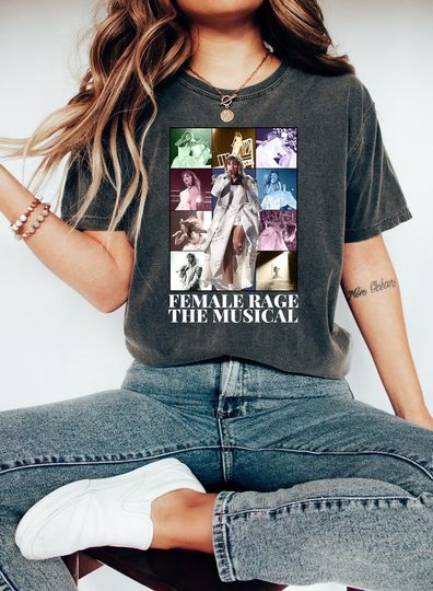 Female Rage The Musical Shirt, Eras Tour TTPD T Shirt, Eras Concert Tee, TTPD Fan Gift Shirt